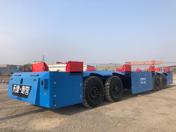 全载80吨增程式重载无人驾驶AGV在天津发布